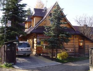 Góralski domek, centrum Zakopanego